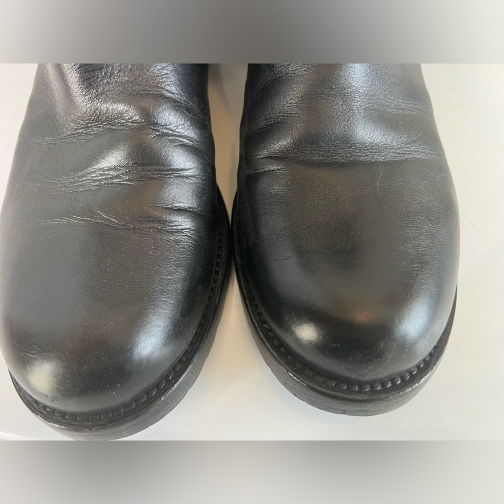 Valentino Garavani rockstud moto engineer ankle boots black stud - Picture 6 of 14